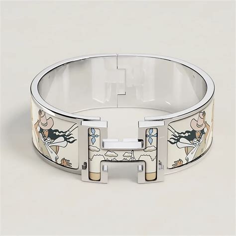 hermes white clic clac bracelet|Hermes clic clac loose.